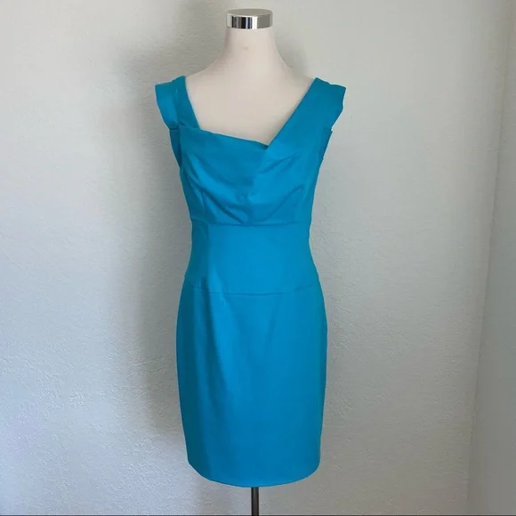 Black Halo | Dresses | Black Halo Blue Jackie O Sheath Dress Cocktail Size | Poshmark Black Halo | Dresses | Black Halo Blue Jackie O Sheath Dress Cocktail Size | Poshmark